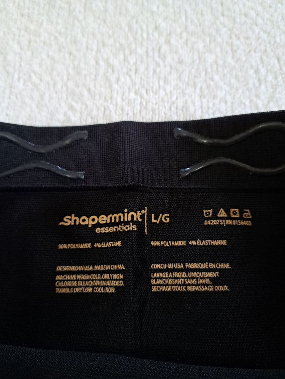 Shapermint Essentials Black Leggings Women's Large High Waisted Compression - Picture 9 of 13